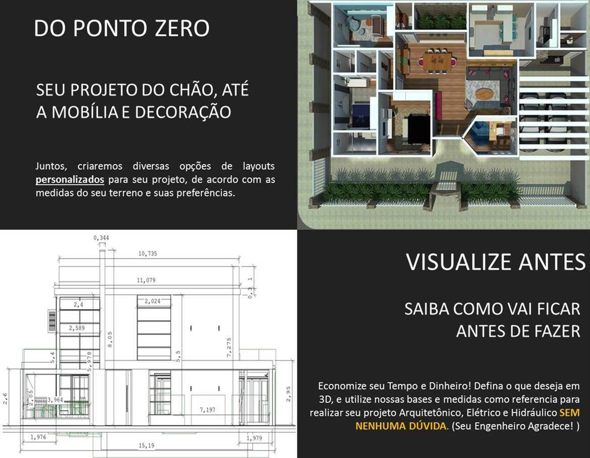 projetos para construção de sobrados