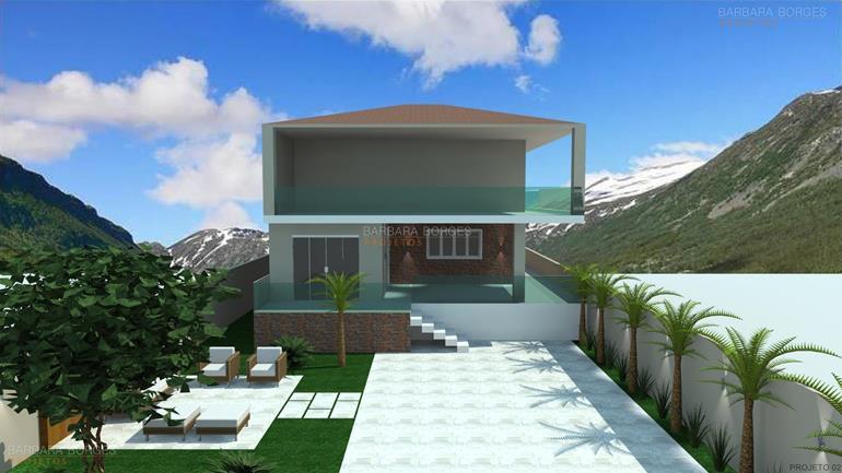 projeto de casa com fachada