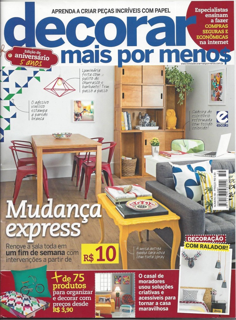 participação em revista: projeto de decoracao como realizar |revista ...