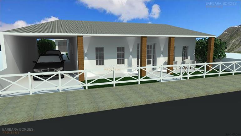 Casas Garagem Coberta