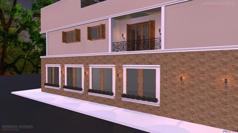 planta em 3d Casas 1 quarto