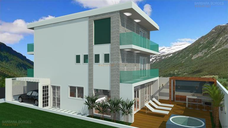 Projetos casas modernas