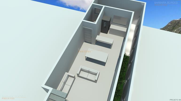 projeto de casa 3 quartos planta casa ambientes integrados