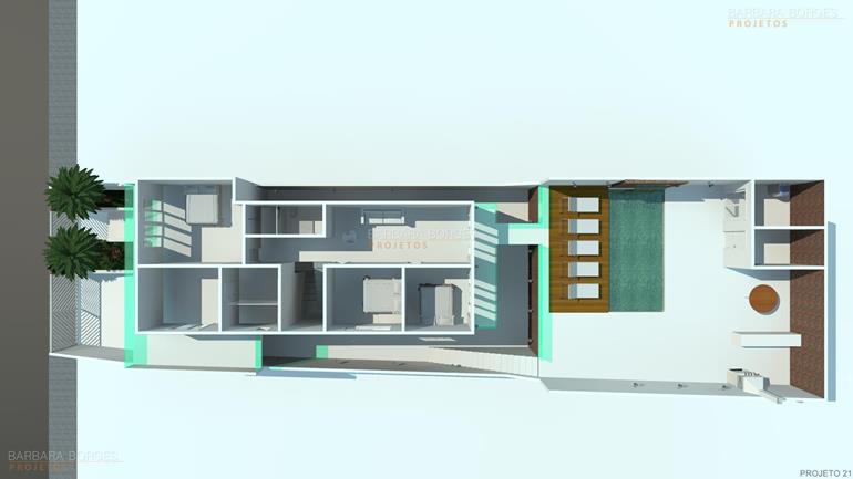 ediculas projetos planta sobrado geminado simples