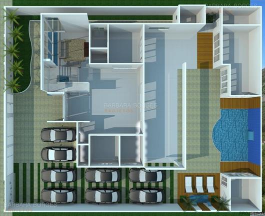 churrasqueira planejada plantas terreno 5x25